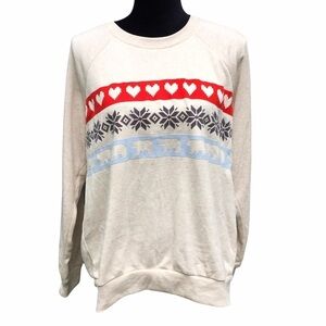 NWT P.J Salvage Warm Winter Pullover Sweater Large